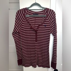 Abercrombie & Fitch Henley Long Sleeve